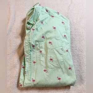 Flamingo 🦩 button down shirt
